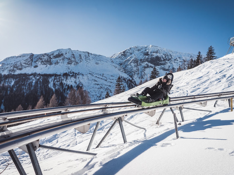 Toboggan adventure mountain Pradaschier