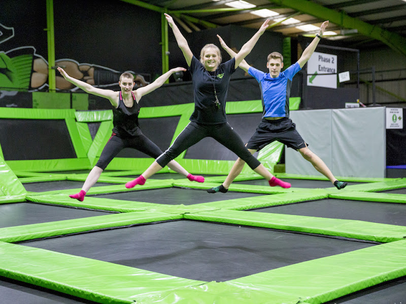 Flip Out Trampoline Arena